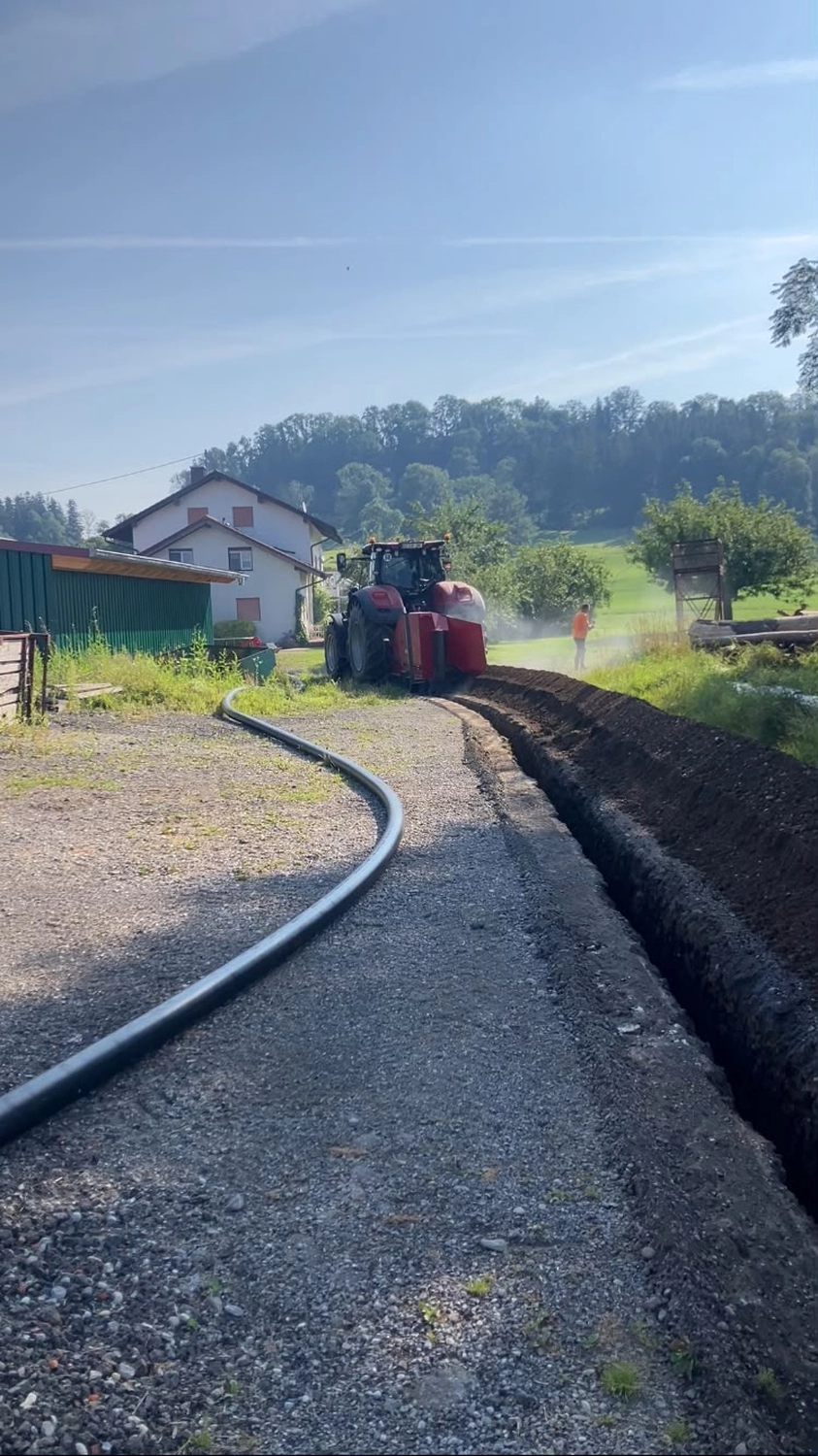 Bioenergie Fischerhöfe - Wärmenetzausbau einer Biogasanlage- Wärmenetzausbau einer Biogasanlage